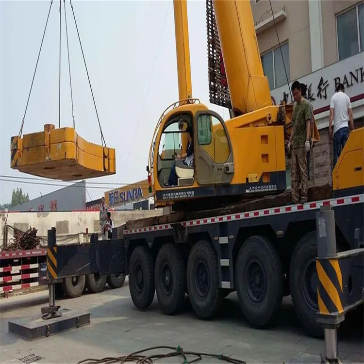 增城当地吊车出租|机器吊装|75吨|工厂搬迁服务